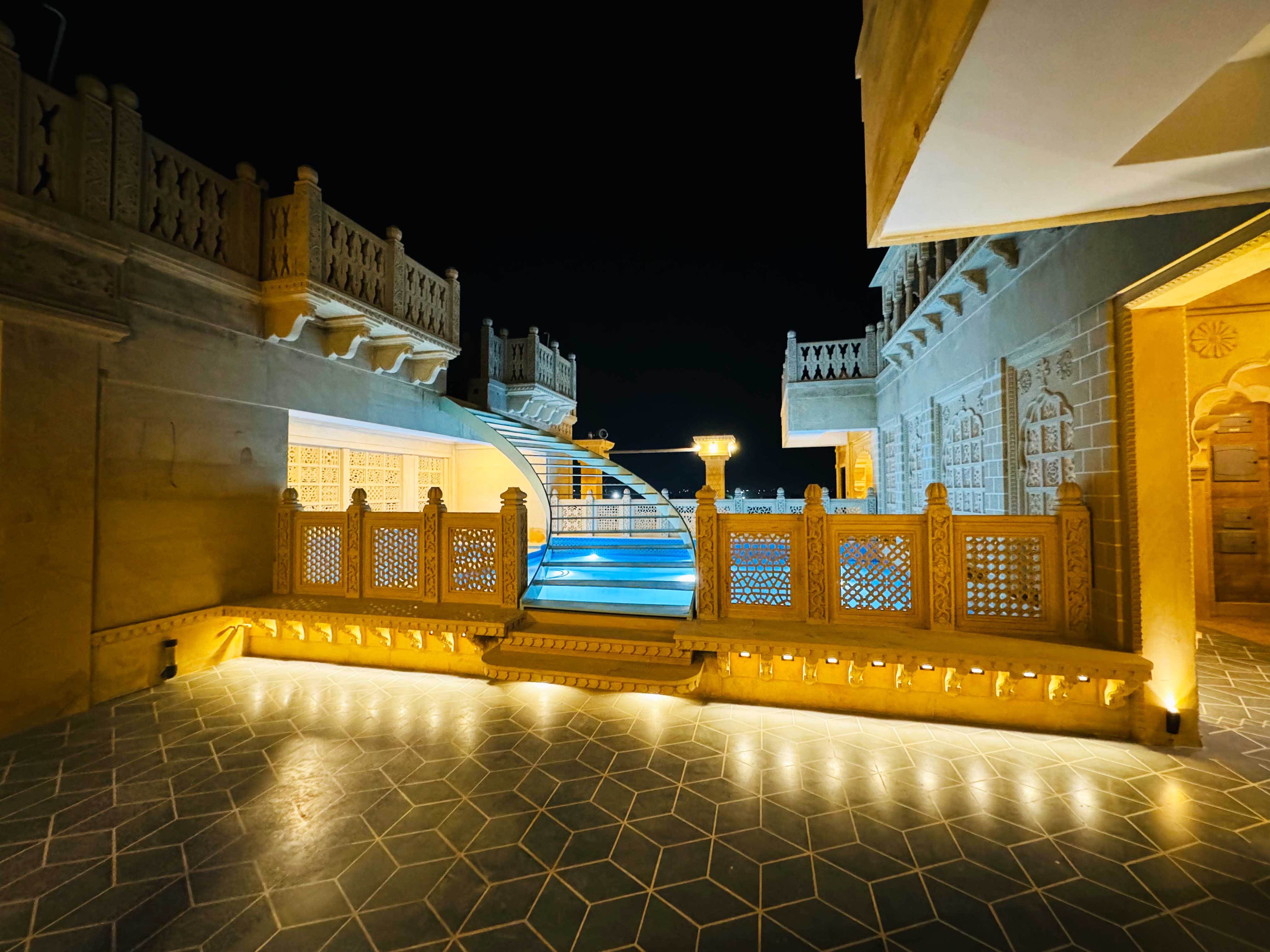 Rooftop swimming pool